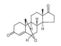 (6β)-6,19-环氧雄甾-4-烯-3,17-二酮 结构式