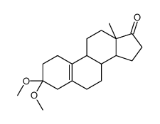 3,3-二甲氧基雌甾-5(10)-烯-17-酮 结构式