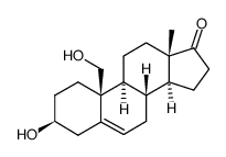 3Β,19-二羟基雄-5-烯-17-酮 结构式