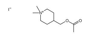 Piperidinium, 4-[(acetyloxy)methyl]-1,1-dimethyl-, iodide (1:1) 结构式