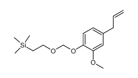 Benzene, 2-methoxy-4-(2-propen-1-yl)-1-[[2-(trimethylsilyl)ethoxy]methoxy]- 结构式