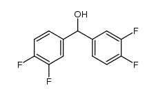 双(3,4-二氟苯基)甲醇 结构式