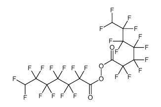 Peroxide, bis(2,2,3,3,4,4,5,5,6,6,7,7-dodecafluoro-1-oxoheptyl) 结构式