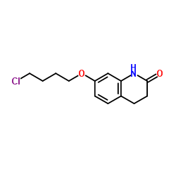 3,4-二氢-7-(4-氯丁氧基)-2(1H)-喹啉酮 结构式