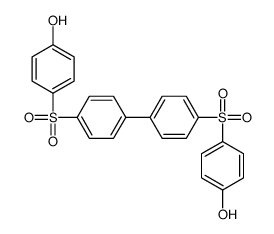 4-[4-[4-(4-羟基苯基)磺酰基苯基]苯基]磺酰基苯酚 结构式