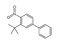 3-叔丁基-4-硝基联苯 结构式