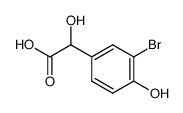3-溴-α,4-二羟基苯乙酸 结构式
