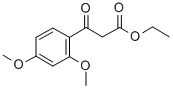 3-(2,4-二甲氧苯基)-3-氧代丙酸乙酯 结构式