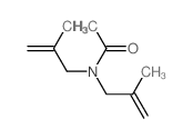 N,N-二(2-甲基-2-丙烯-1-基)乙酰胺 结构式