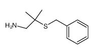 2-甲基-2-(苄硫基)丙胺 结构式