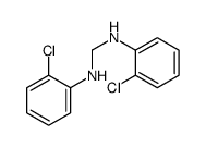 N,N'-双(2-氯苯基)甲二胺 结构式