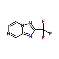2-(三氟甲基)-[1,2,4]三唑并[1,5-A]吡嗪 结构式
