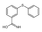 3-(苯硫基)苯甲酰胺 结构式