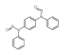 N-[4-(亚硝基-苯基氨基)苯基]-N-苯基亚硝酰胺 结构式