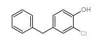 4-苄基-2-氯苯酚 结构式