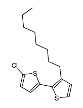 5'-氯-3-辛基-2,2'-联噻吩 结构式
