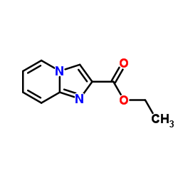 咪唑并[1,2-A]吡啶-2-羧酸乙酯 结构式