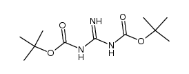 N,N'-双(叔丁氧羰基)胍 结构式