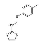 2-(对甲苯硫代甲基)氨基噻唑 结构式