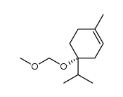 (R)-4-异丙基-4-(甲氧基甲氧基)-1-甲基环己-1-烯 结构式