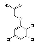 (2,3,5-三氯苯氧基)乙酸 结构式