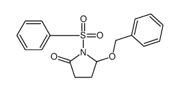 1-(苯磺酰基)-5-苄氧基吡咯烷-2-酮 结构式
