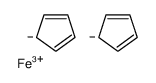 ferrocenium 结构式