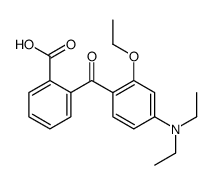 2-[4-(二乙氨基)-2-乙氧基苯甲酰基]苯甲酸 结构式
