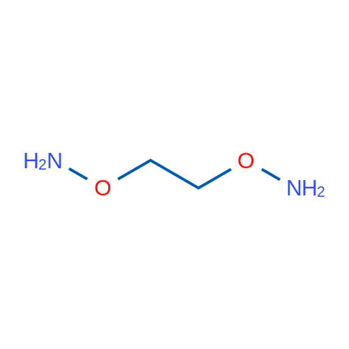 1,2-二(氨氧基)乙烷 结构式