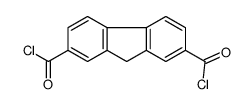 9H-芴-2,7-二羰基二氯 结构式