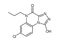 7-氯-5-丙基-2H-[1,2,4]三唑并[4,3-a]喹喔啉-1,4-二酮 结构式