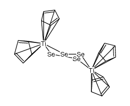 四(η5-2,4-环戊二烯-1基)[μ-(二硒-Se:Se')]二钛 结构式