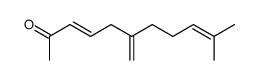10-甲基-6-亚甲基十一碳-3,9-二烯-2-酮 结构式