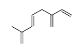 (E)-2-甲基-6-亚甲基-1,3,7-辛三烯 结构式