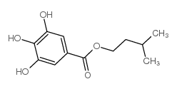 没食子酸异戊酯 结构式
