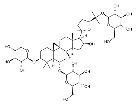黄芪苷VII 结构式
