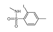 2-碘-N,4-二甲基苯磺酰胺 结构式