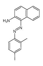 1-[2-(2,4-二甲基苯基)偶氮基]-2-萘胺 结构式
