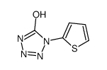 1-噻吩-2-基-1,4-二氢-5H-四唑-5-酮 结构式
