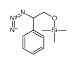 Benzene, [1-azido-2-[(trimethylsilyl)oxy]ethyl]- 结构式