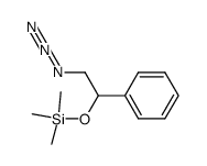 2-叠氮基-1-苯基-1-(三甲基硅氧基)乙烷 结构式