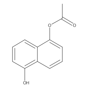 5-乙酰氧基-1-萘酚 结构式