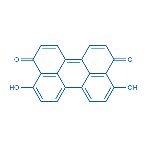 4,9-二羟基苝-3,10-二酮 结构式