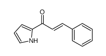 2-Propen-1-one, 3-phenyl-1-(1H-pyrrol-2-yl)-, (2E)- 结构式