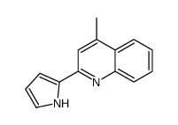 4-甲基-2-(1H-吡唑-2-基)喹啉 结构式