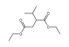 Butanedioic acid, 2-(1-methylethyl)-, 1,4-diethyl ester 结构式