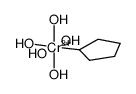 五水环戊基合铬(2+) 结构式