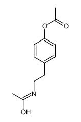 N-[2-[4-(乙酰氧基)苯基]乙基]乙酰胺 结构式