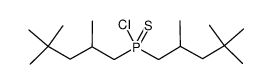 Phosphinothioic chloride, P,P-bis(2,4,4-trimethylpentyl)- 结构式