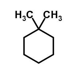 1,1-二甲基环己烷 结构式
